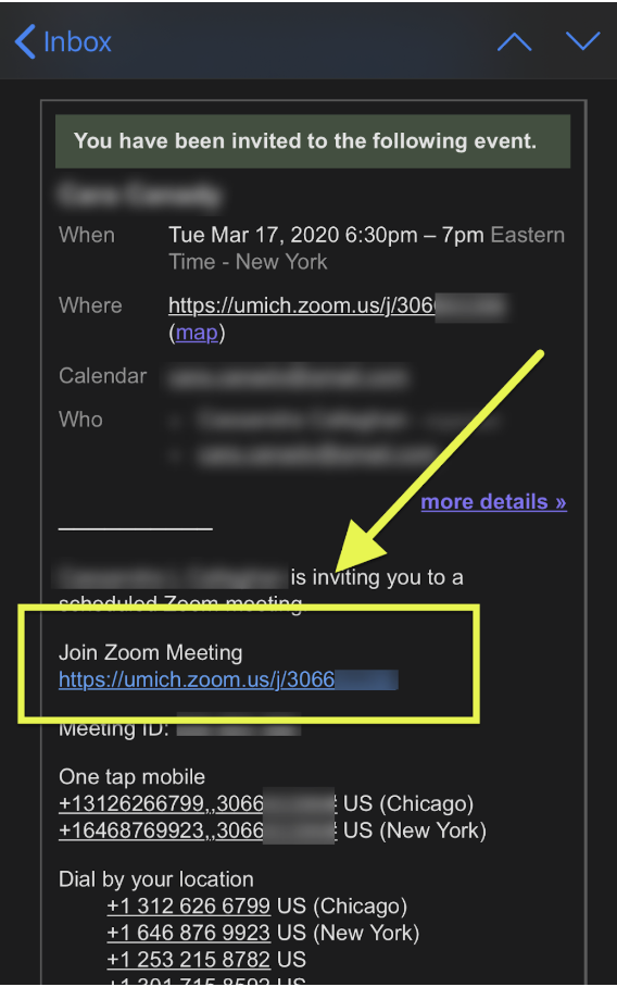 join zoom meeting