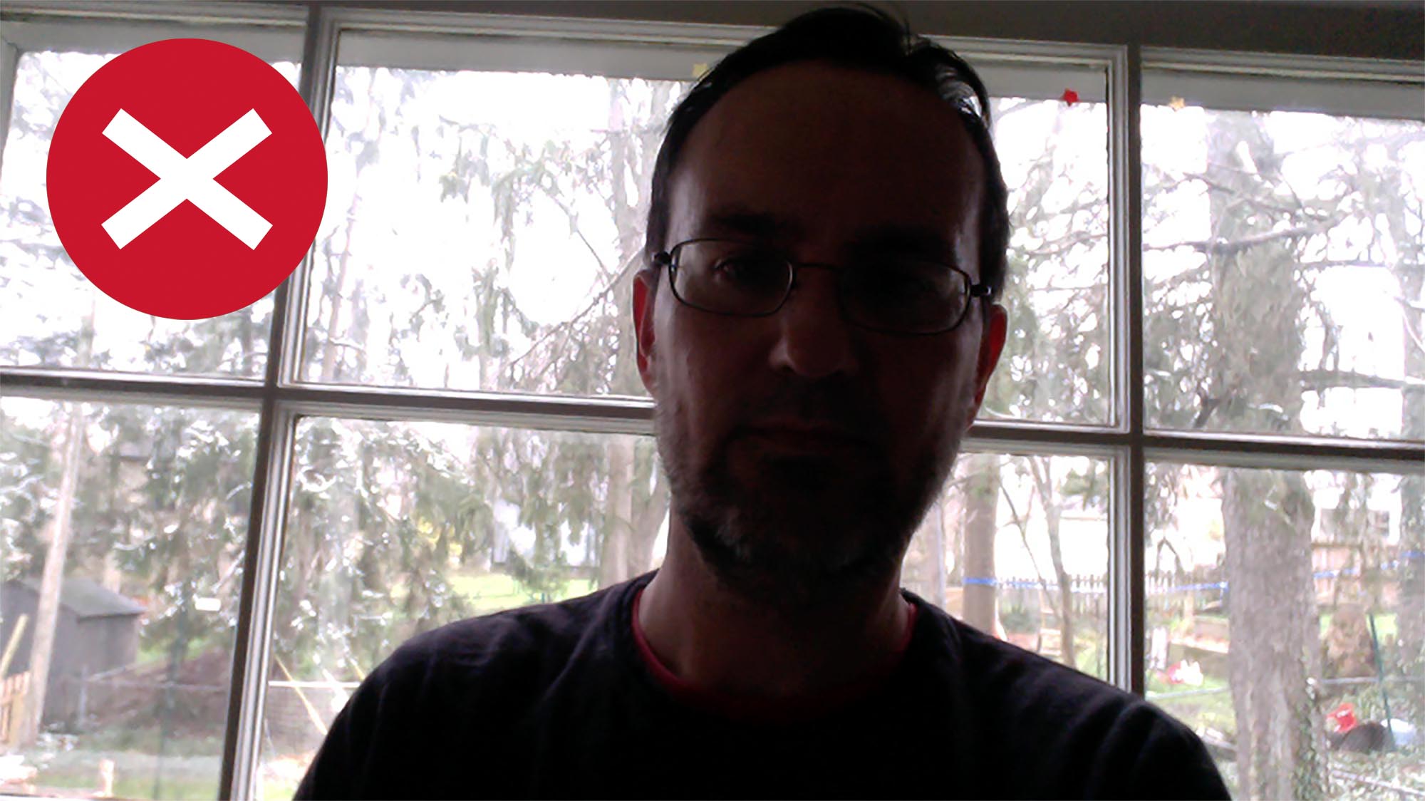 poor lighting example
